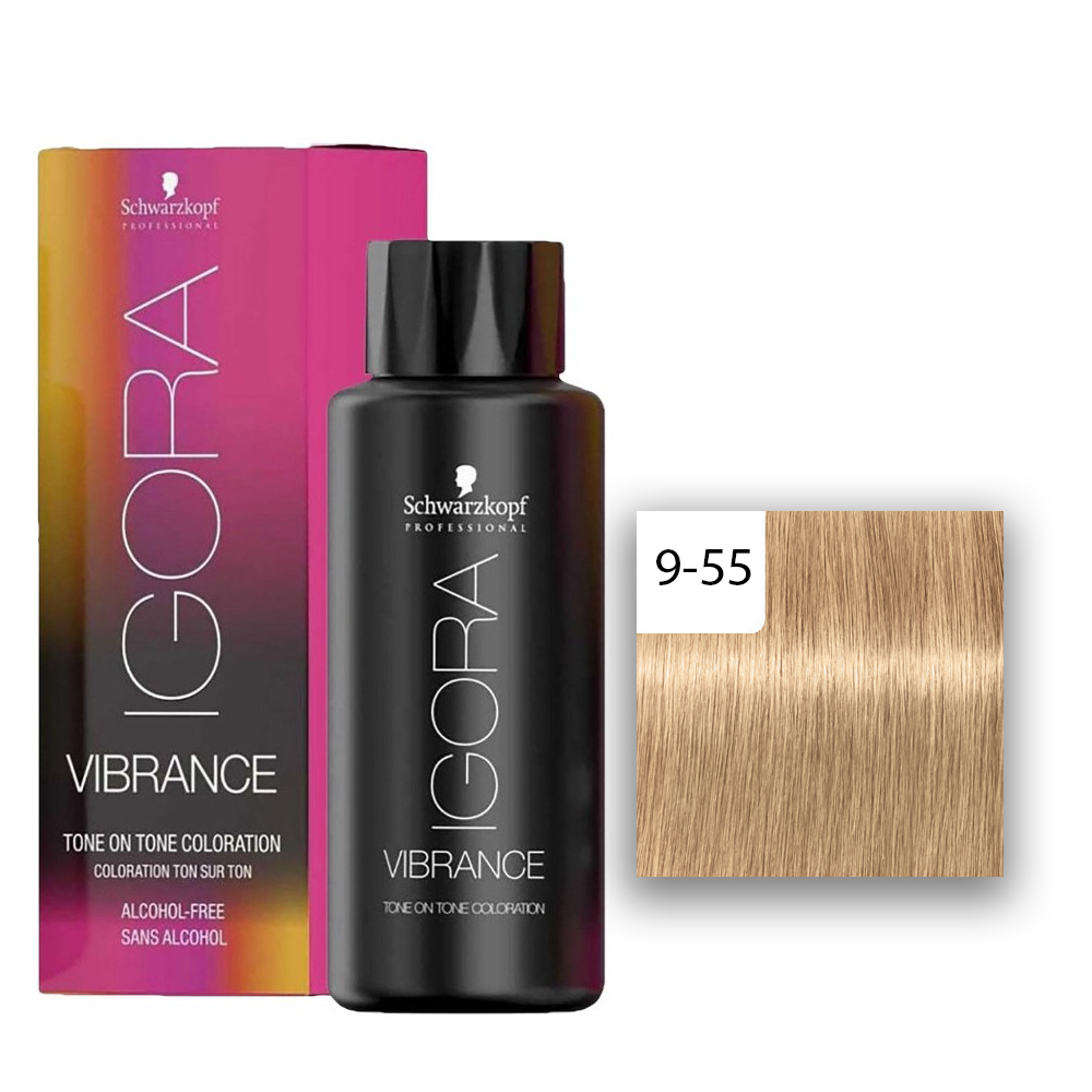 Schwarzkopf Professional IGORA Vibrance Haartönung 9-55 Extra Hellblond Gold Extra  60ml