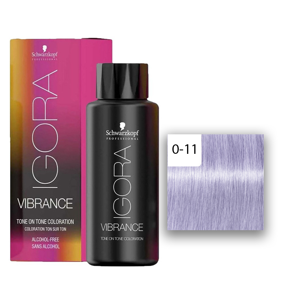 Schwarzkopf Professional IGORA Vibrance Haartönung 0-11 Cendre Konzerat  60ml