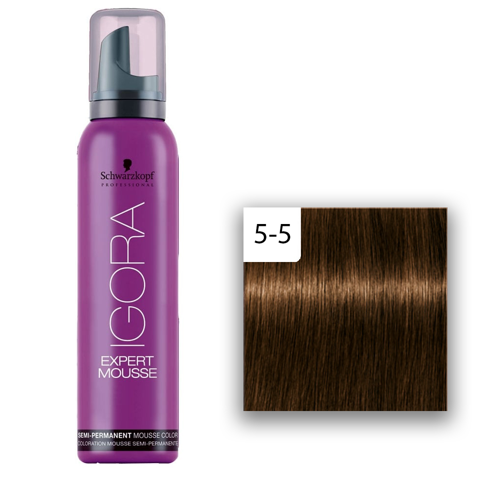  Schwarzkopf Professional Igora Expert Mousse Hellbraun Gold 5-5 100ml