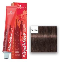 [M.14279.361] Schwarzkopf Professional IGORA ROYAL Take Over Dusted Rouge Haarfarbe Hellbraun Rot Schoko Violett  5-869  60ml