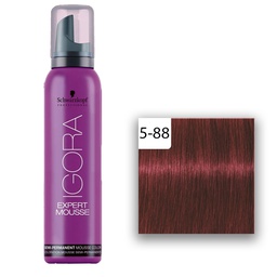 [M.14293.244]  Schwarzkopf Professional Igora Expert Mousse Hellbraun Rot Extra 5-88 100ml