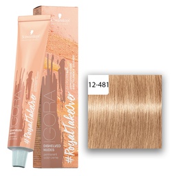 [M.14327.531] Schwarzkopf Professional IGORA ROYAL Take Over Dishelved Nudes Haarfarbe 12-481 Specialblond Beige Rot Cendré 60ml