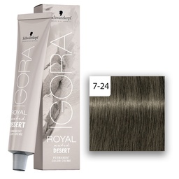 [M.14414.905] Schwarzkopf Professional IGORA ROYAL Muted Desert Haarfarben 7-24 Mittelblond Asch Beige 60ml